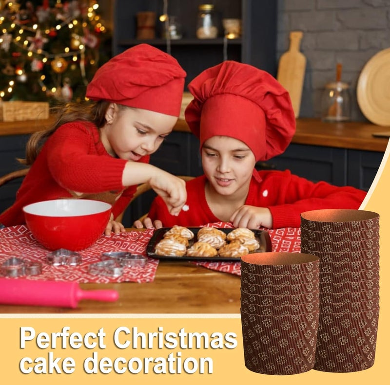 Adodotoe Panettone Paper Mold - 12 Pcs - Image 3